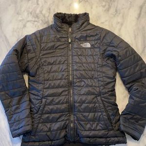 The north face reversible girl jacket size L